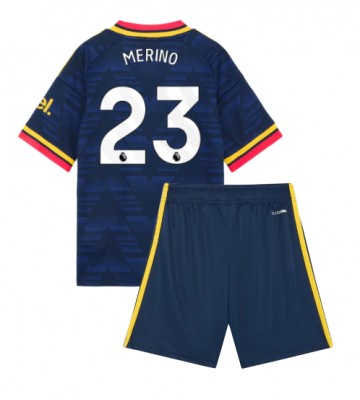 Arsenal Mikel Merino #23 Udebanetrøje Børn 2026-27 Kortærmet (+ Korte bukser)